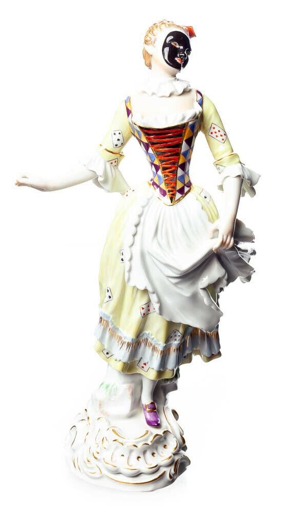 マイセン人形 フィギュリン 題名『コロンビーナ』 ケンドラーデザイン