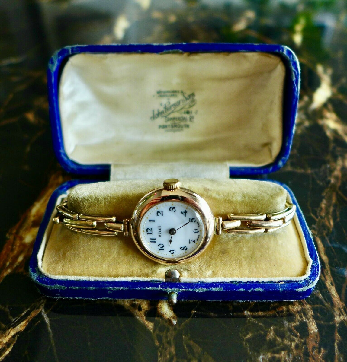 ロレックス アンティーク女性用腕時計 1920年代製 ９kゴールド 