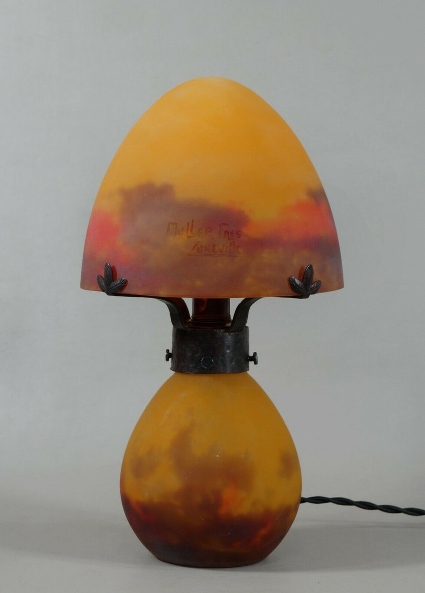 フランスアールヌーボー様式 ランプ キノコ - ライト/照明