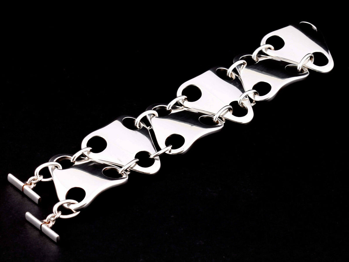 ジョージジェンセン スターリングシルバー ブレスレット #465 シルバー