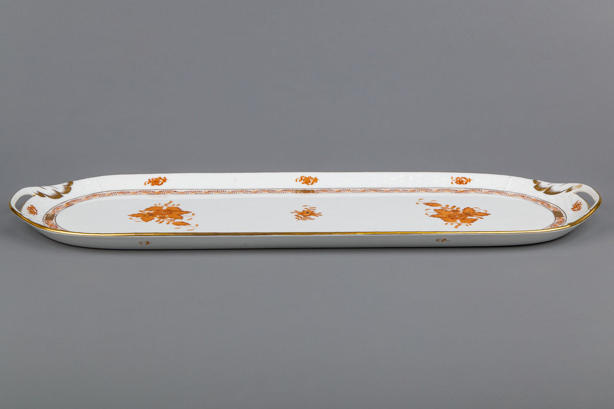ヘレンド アポニーオレンジ サービングトレイ – アンティークテーブル