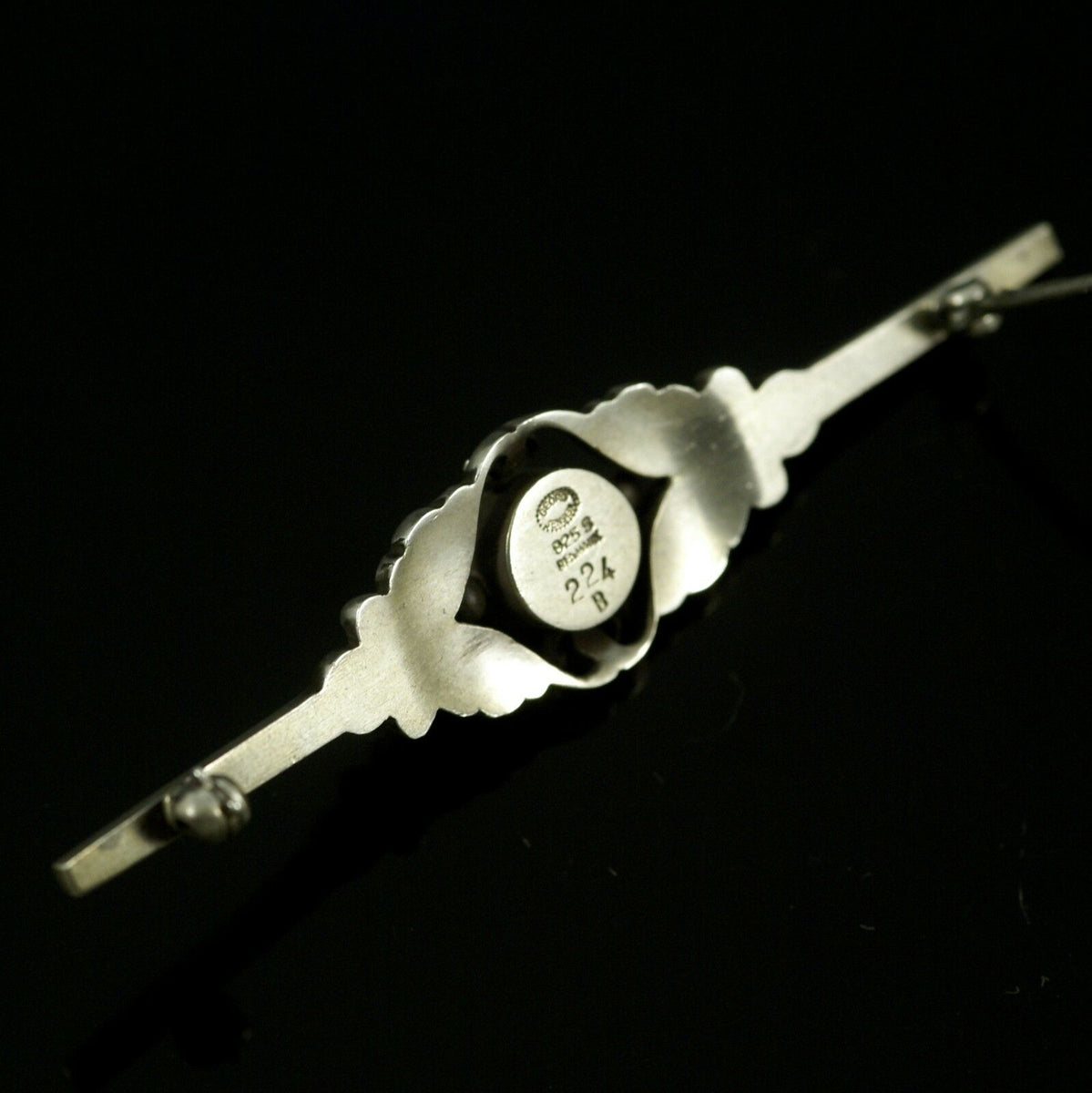 ジョージジェンセン 224B ブローチ ムーンストーン GEORG JENSEN 