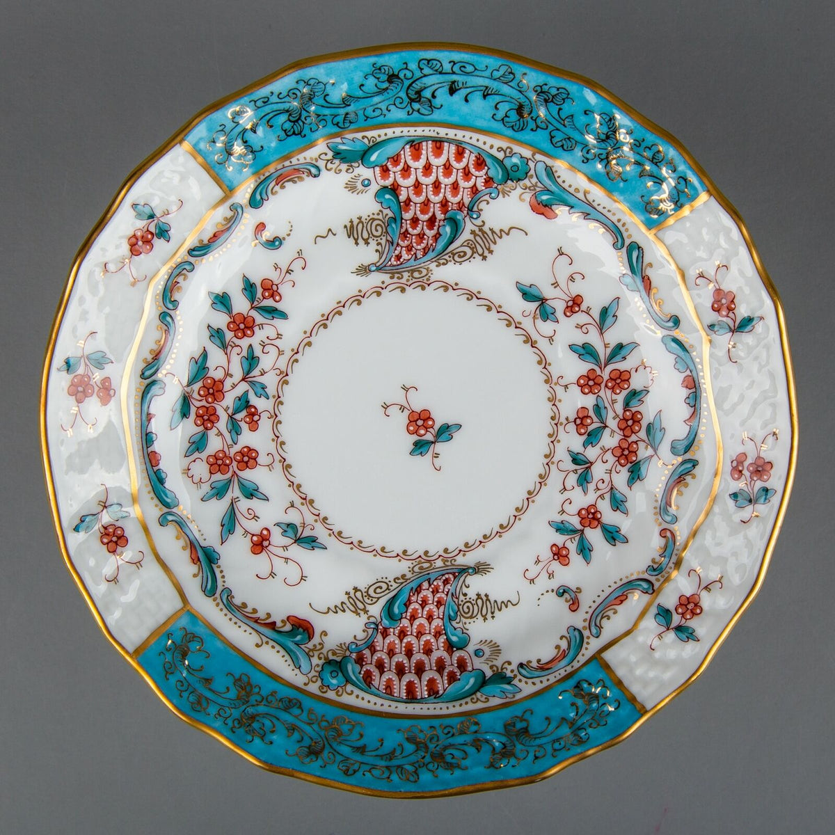 ヘレンド トゥッピーニの角笛 デザートプレート 2枚組 – アンティーク