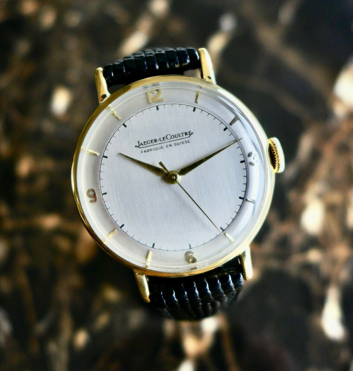 ジャガー ルクルト 美しいヴィンテージ男性用腕時計 1940年代製 