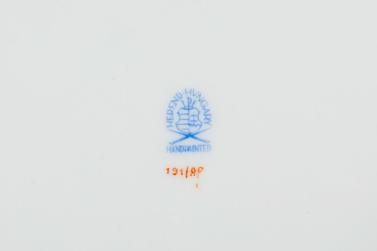 ヘレンド アポニーピンク 三角形のプレート – アンティークテーブルウェア