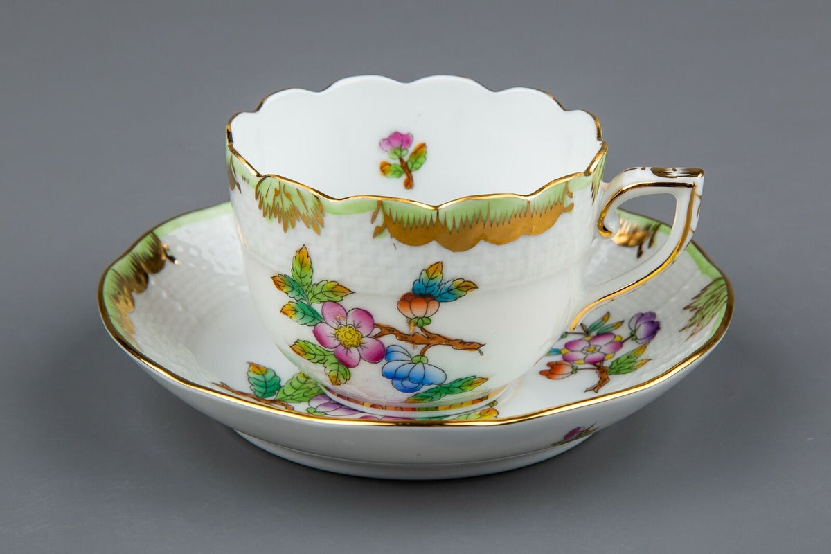 ヘレンド クイーンヴィクトリア カップ＆ソーサー 6客セット