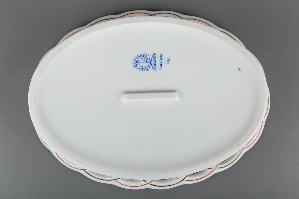 ヘレンド アポニーオレンジ 楕円形 かご – アンティークテーブルウェア