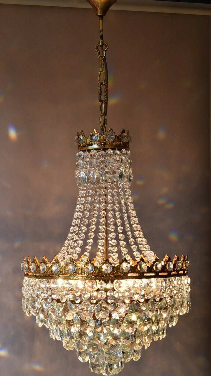 アンティーク/ヴィンテージ ホームライティング フレンチクリスタル