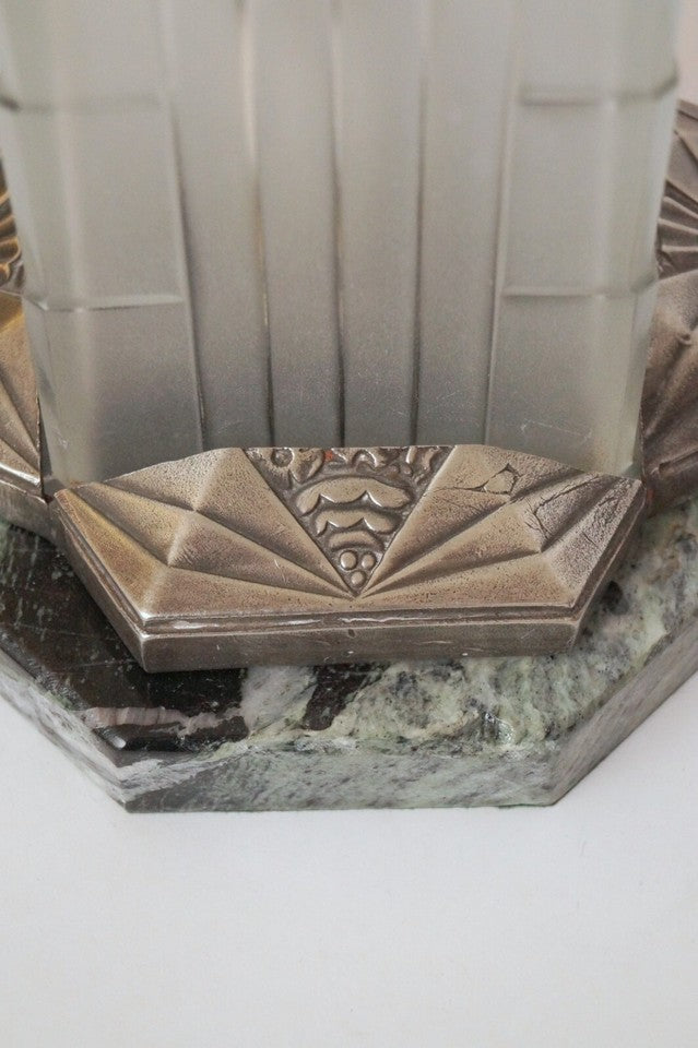 アールデコテーブルランプ "サビノ タワー型一品テーブルライト