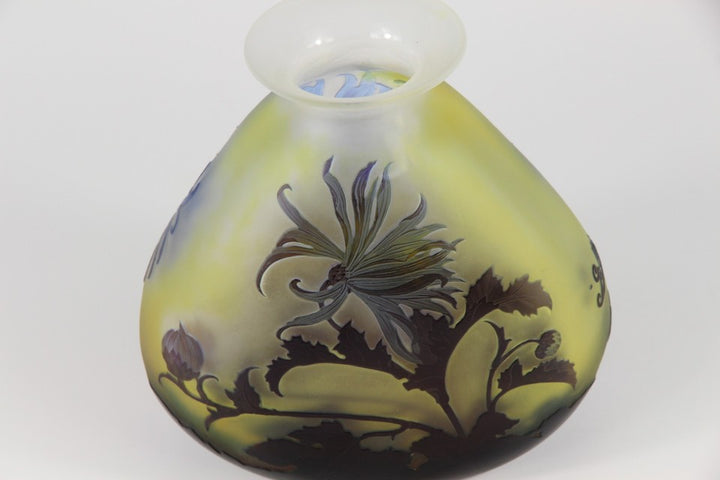 エミールガレ　菊の花の花瓶