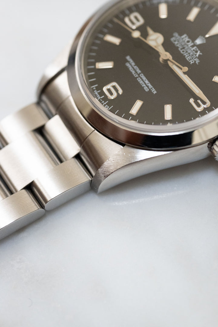 ROLEX ロレックス エクスプローラー Ref.14270 トリチウム シングル 1995年製 ギャランティ