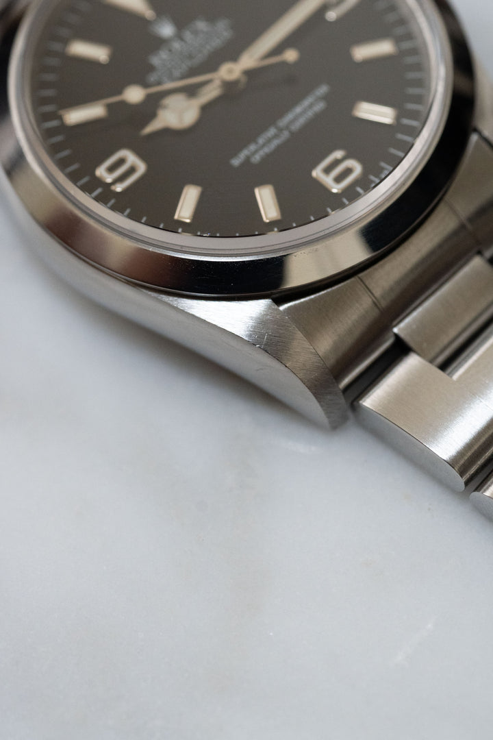 ROLEX ロレックス エクスプローラー Ref.14270 トリチウム シングル 1995年製 ギャランティ
