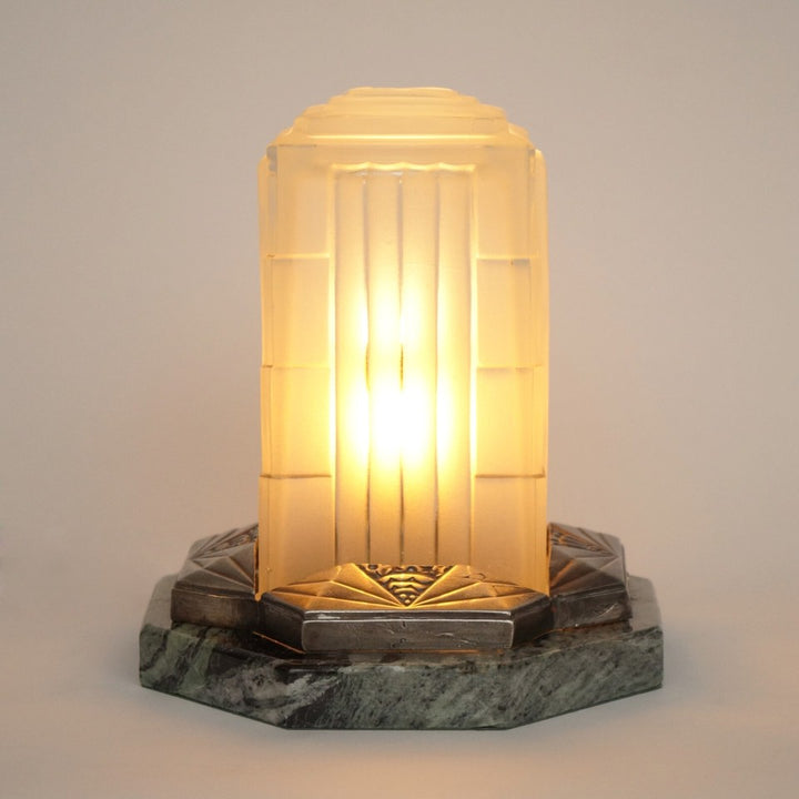 アールデコテーブルランプ "サビノ タワー型一品テーブルライト