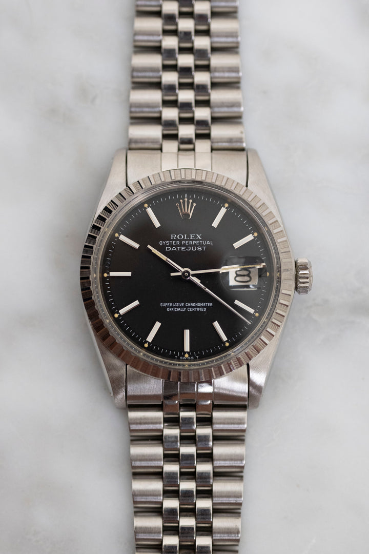 ROLEX ロレックス デイトジャスト Ref.1603 マットブラックダイヤル