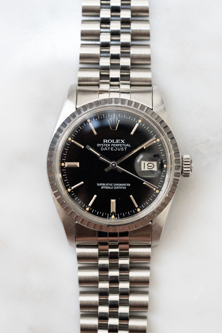 ROLEX ロレックス デイトジャスト Ref.16030 ブラックミラーダイヤル