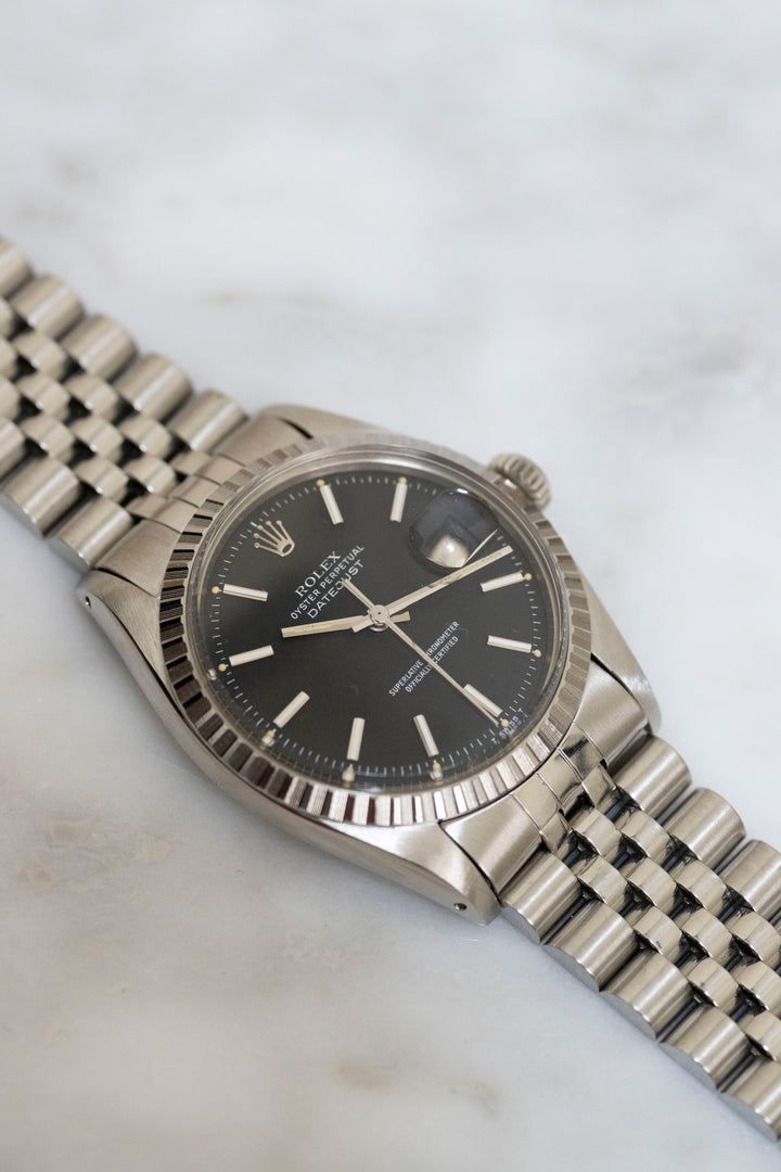 ROLEX ロレックス デイトジャスト Ref.1603 マットブラックダイヤル