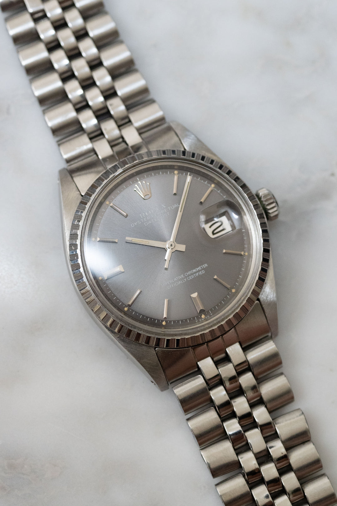 ROLEX ロレックス デイトジャスト Ref.1603 グレーダイヤル ゴースト