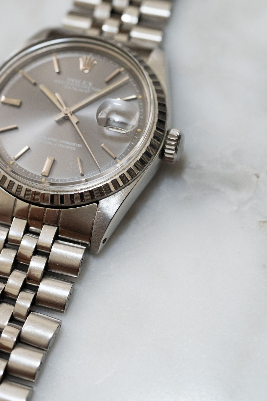 ROLEX ロレックス デイトジャスト Ref.1603 グレーダイヤル ゴースト