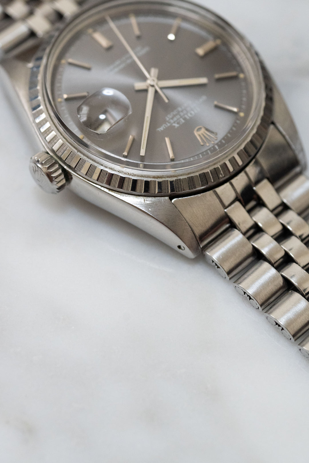 ROLEX ロレックス デイトジャスト Ref.1603 グレーダイヤル ゴースト