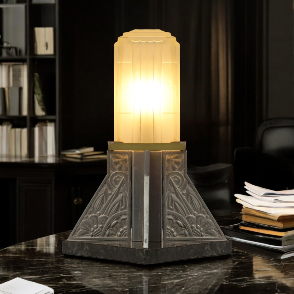 サビノ フレンチアールデコ テーブルランプ "Popincourt" 1930 テーブルライト