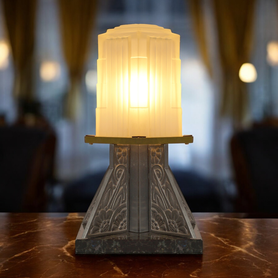 サビノ フレンチアールデコ テーブルランプ "Popincourt" 1930 テーブルライト