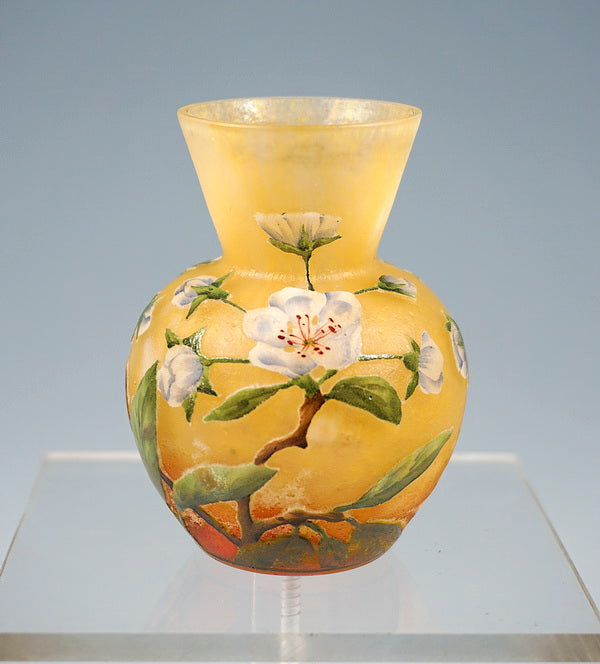 ドーム兄弟（ドームナンシー）梨の花のコロン型花瓶