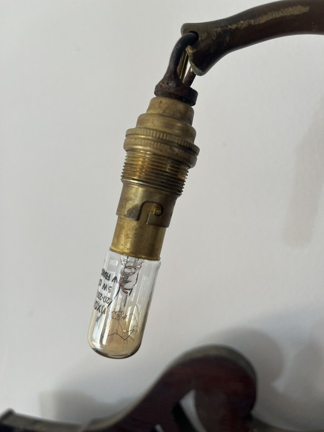 エミールガレ 朝顔が描かれたテーブルランプ アールヌーボー期の作品