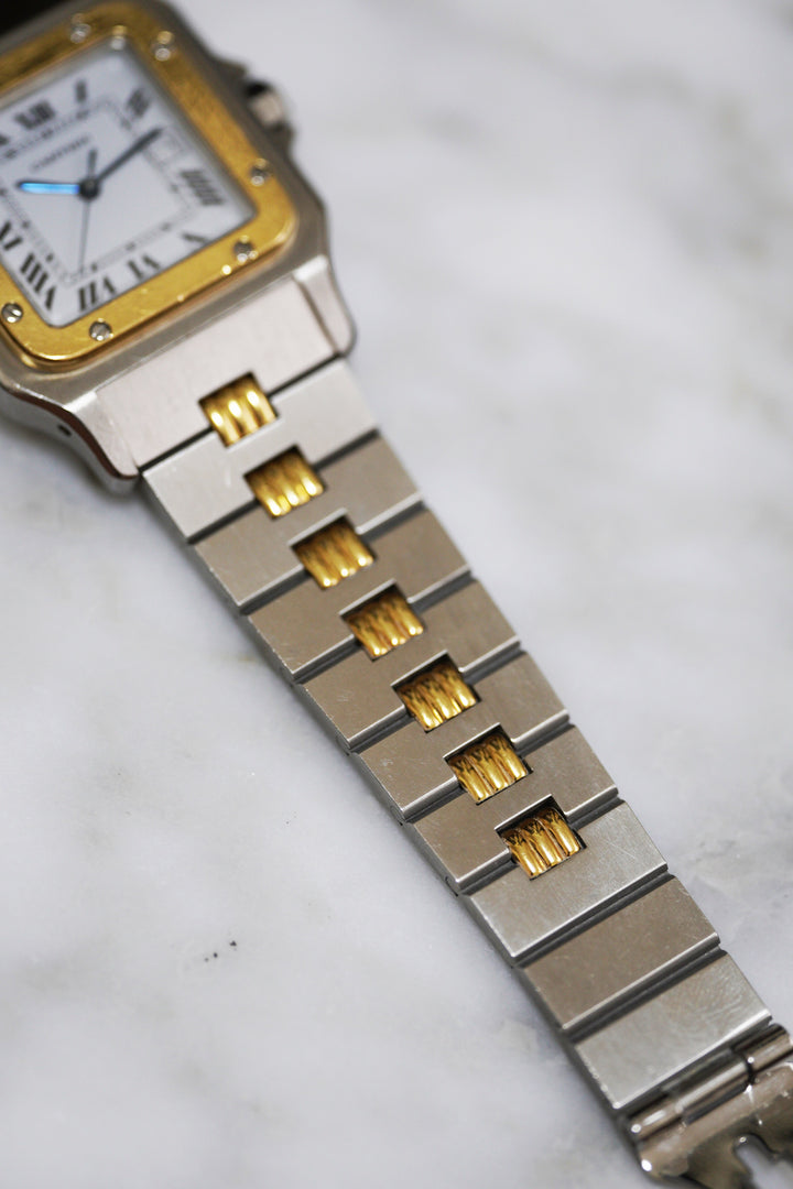 CARTIER カルティエ サントスカレ LMサイズ コンビモデル ゴドロンブレス Ref.2961