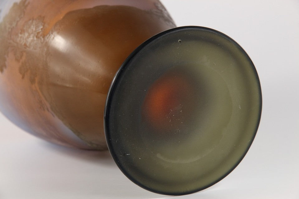 エミールガレ アルプスの山岳風景の花瓶