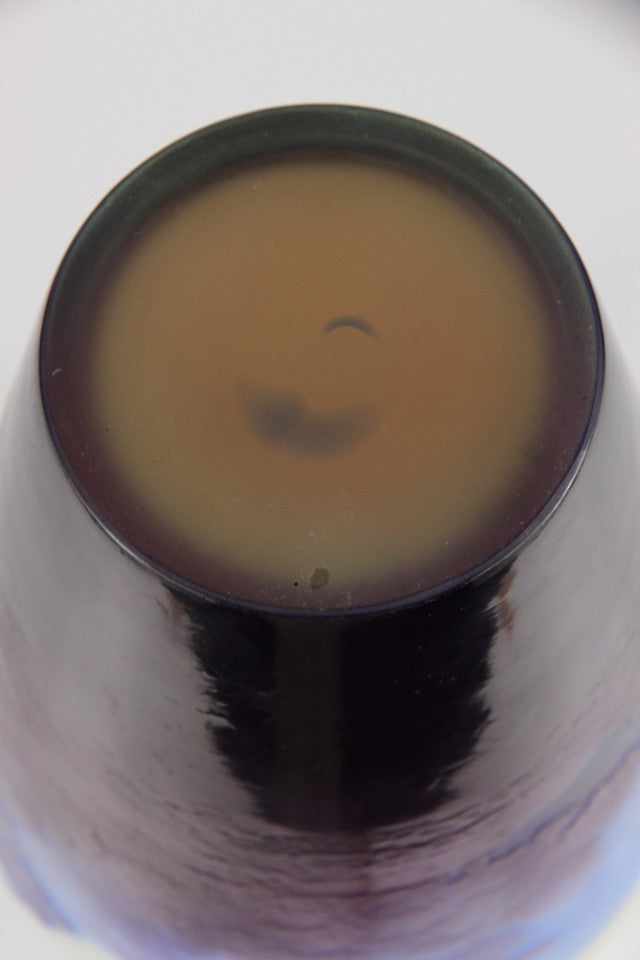 エミールガレ アルプスの湖の風景が描かれた花瓶