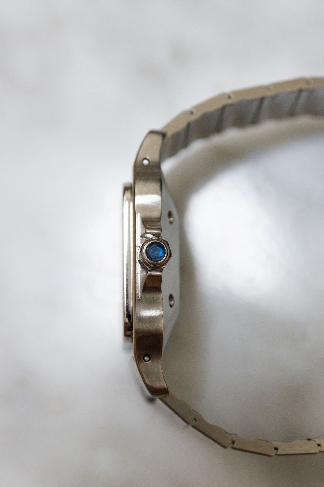 CARTIER カルティエ サントスカレ LMサイズ グレーダイヤル ゴースト ステンレスモデル  Ref.2960