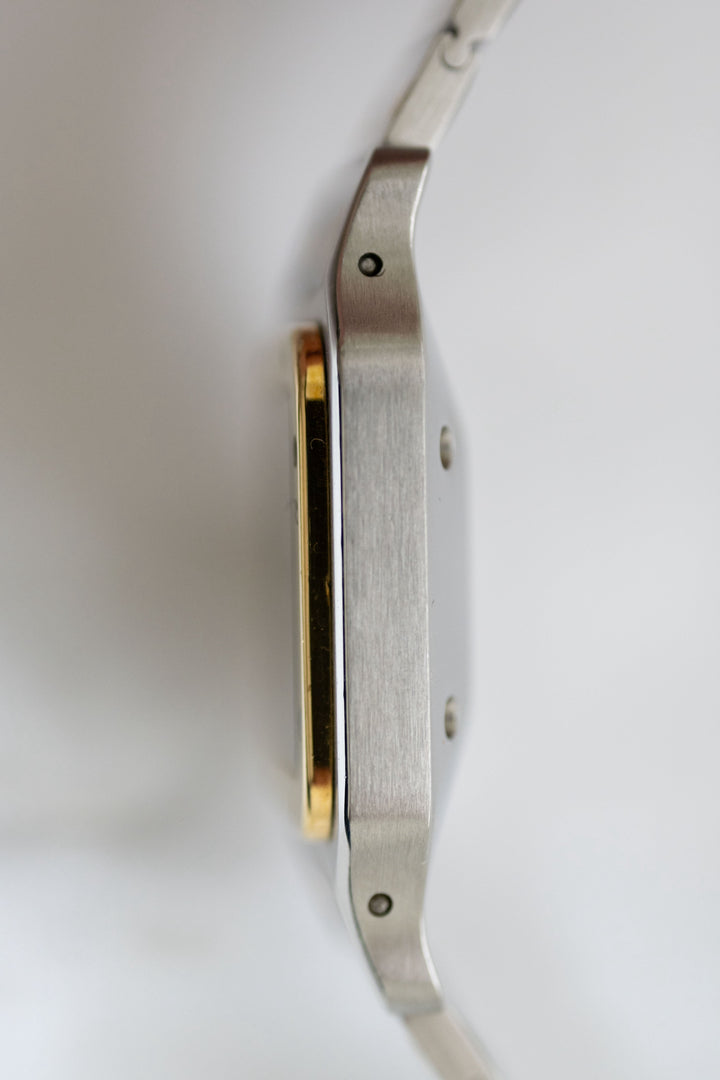 カルティエ　サントスカレ/ガルべLMサイズ　ステンレス x ゴールドコンビ自動巻モデル  Ref：2961