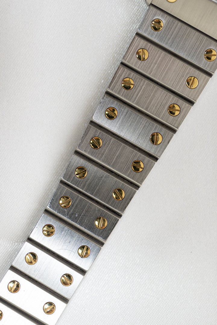 カルティエ　サントスカレ/ガルべLMサイズ　ステンレス x ゴールドコンビ自動巻モデル  Ref：2961