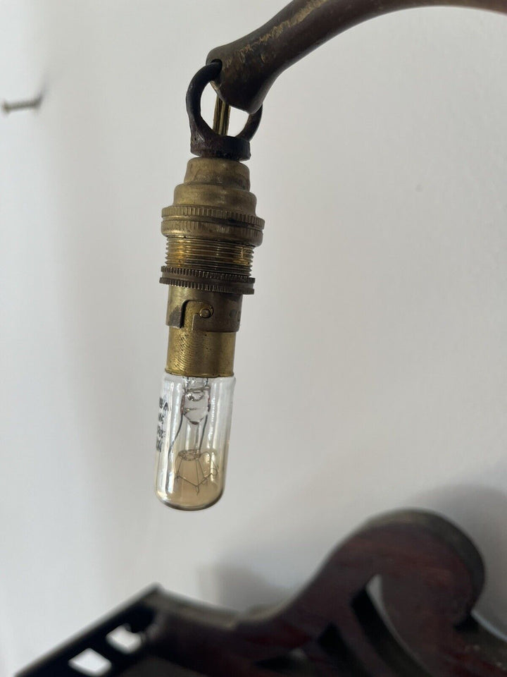 エミールガレ 朝顔が描かれたテーブルランプ アールヌーボー期の作品