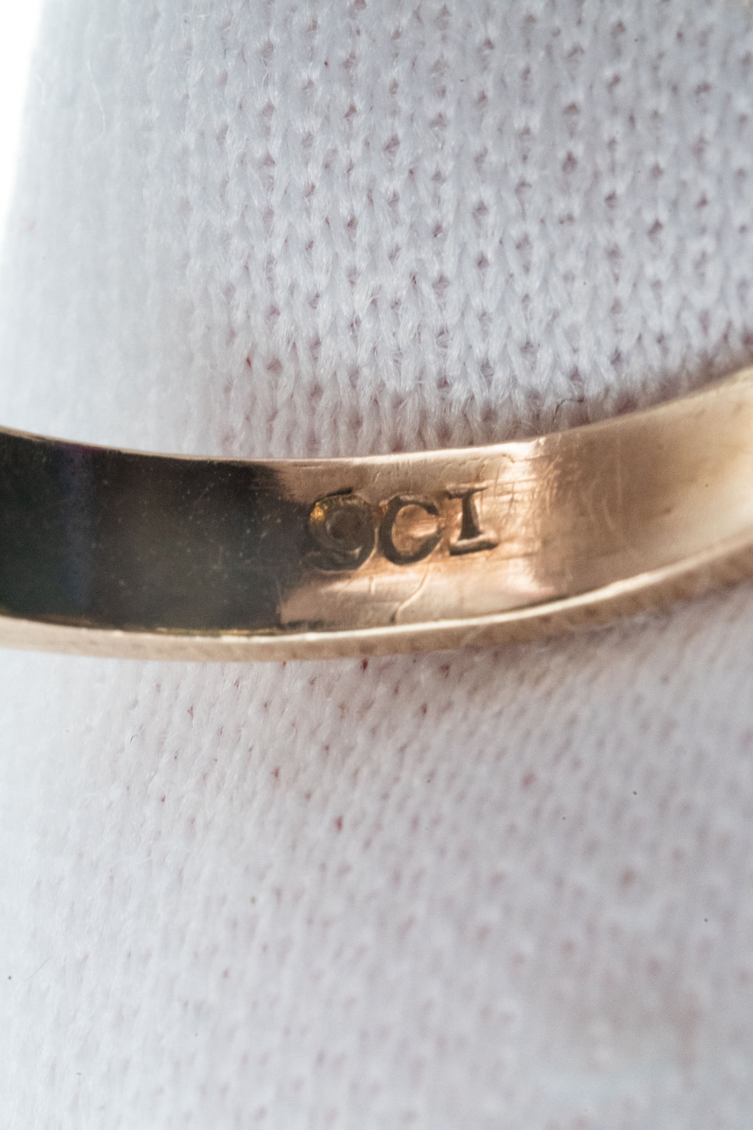 19世紀 ヴィクトリアン 9K 3.4g 天然真珠 & オールドカット・ダイヤモンド クラスターリング