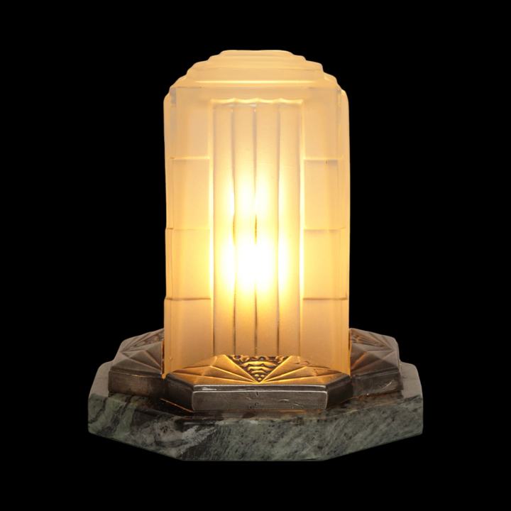 アールデコテーブルランプ "サビノ タワー型一品テーブルライト