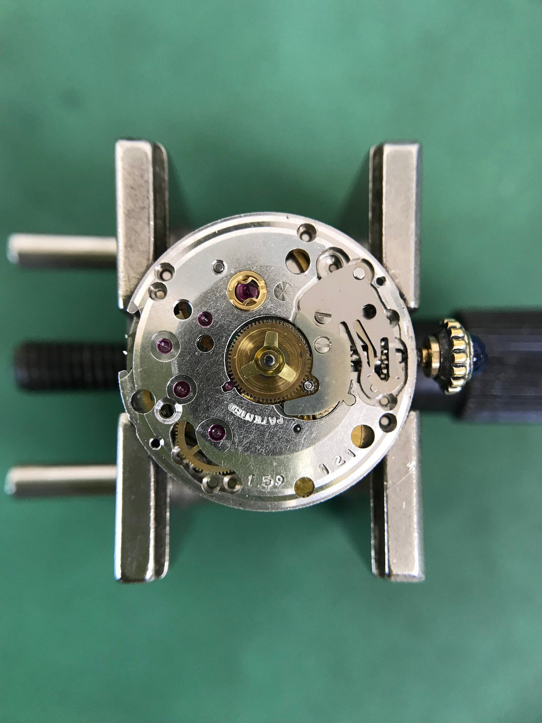 【廃盤】マストタンク ブラウンダイヤル SMサイズ手巻き純銀に18Kヴェルメイユ腕時計