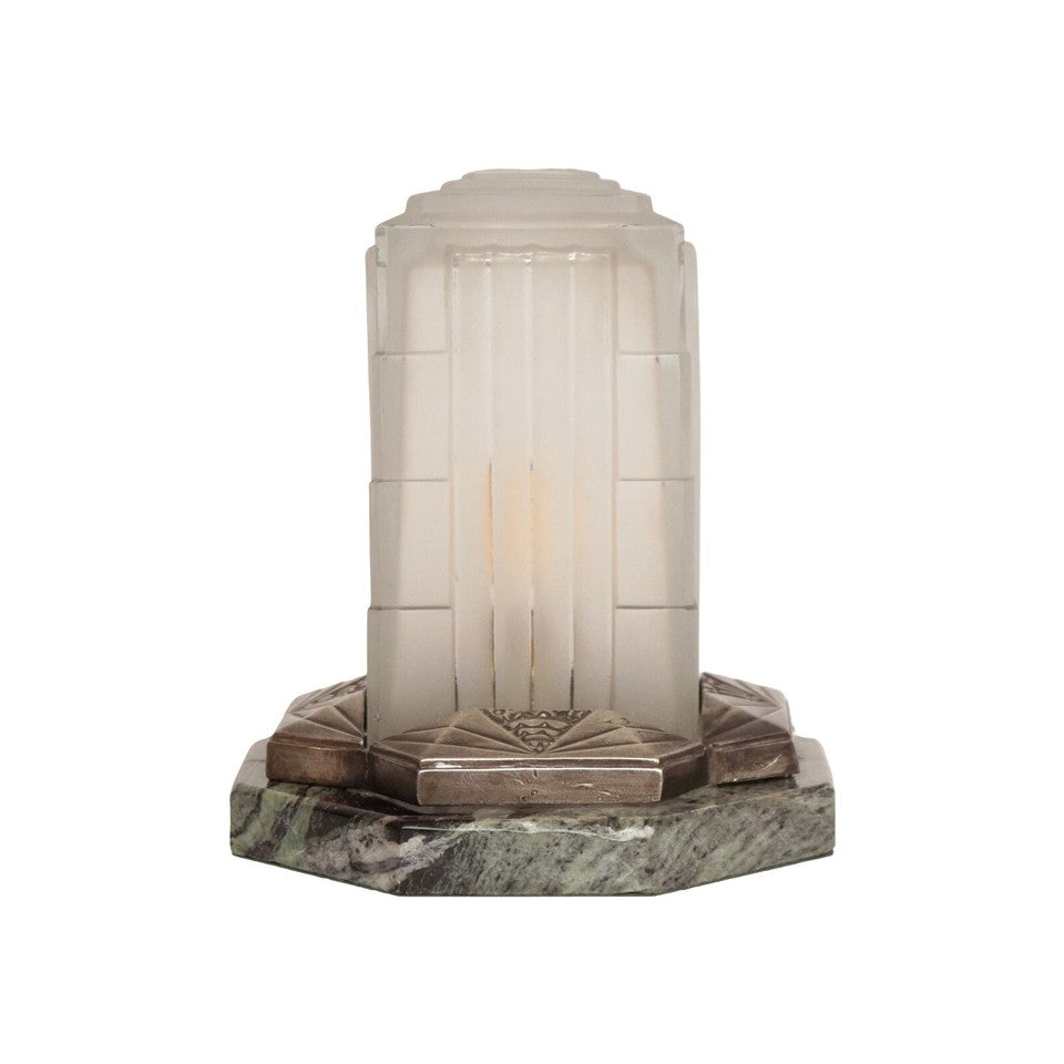 アールデコテーブルランプ "サビノ タワー型一品テーブルライト