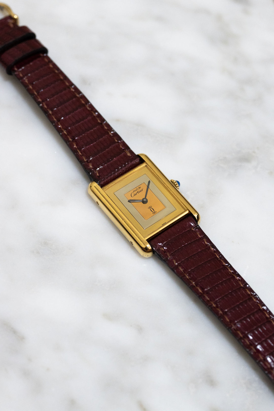 CARTIER カルティエ マストタンク LMサイズ マルチカラー 手巻き