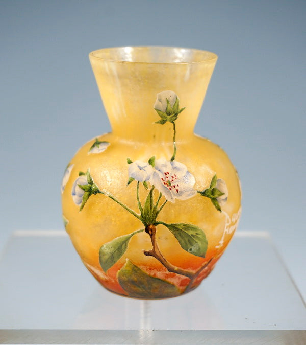 ドーム兄弟（ドームナンシー）梨の花のコロン型花瓶