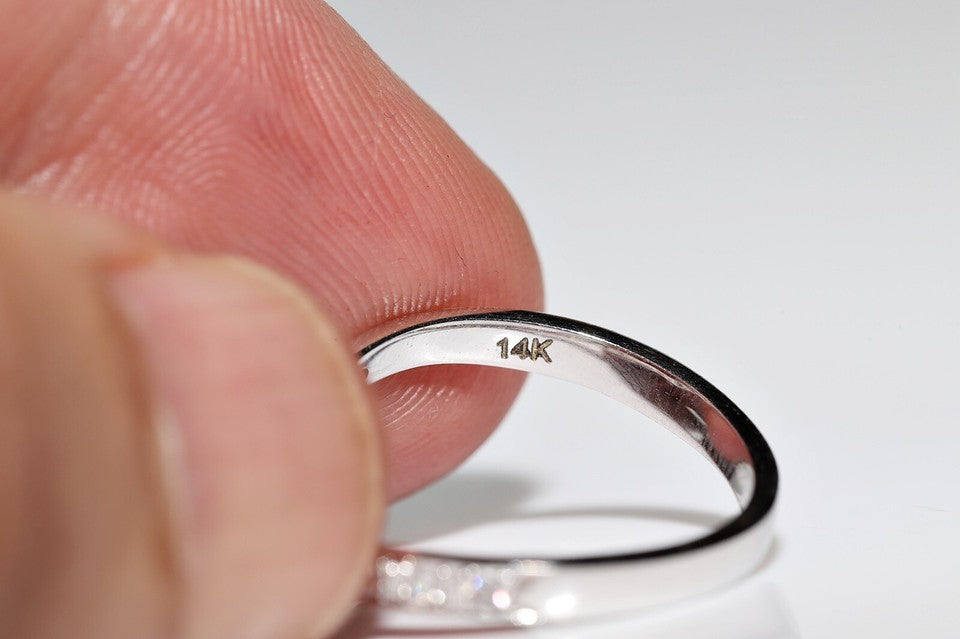 1980年代頃 14K ゴールド 天然ダイヤモンド ルビー装飾リング