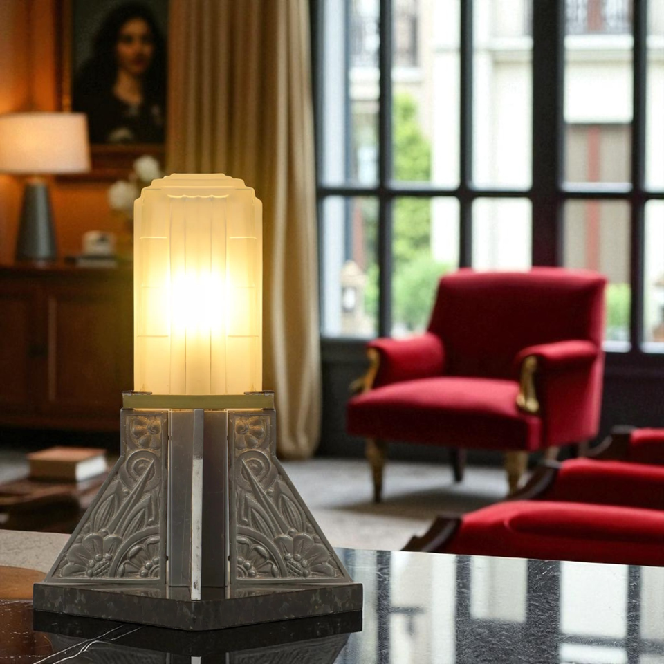 サビノ フレンチアールデコ テーブルランプ "Popincourt" 1930 テーブルライト