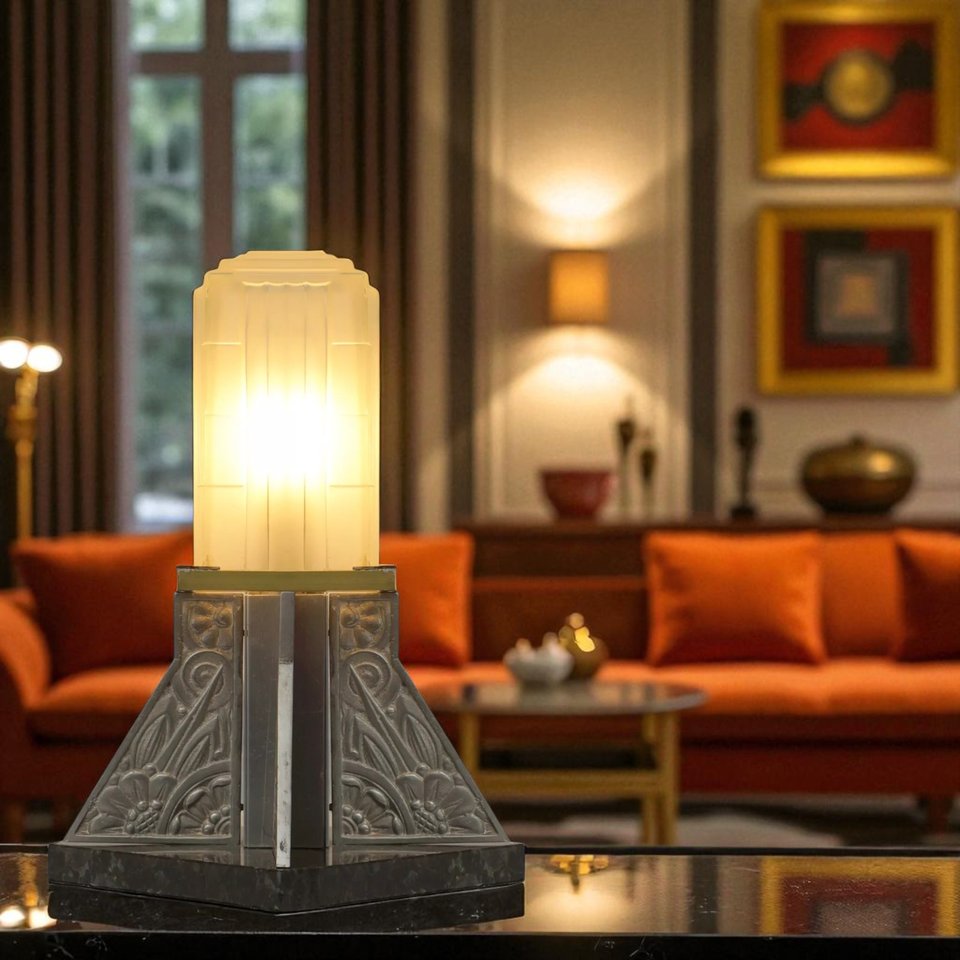 サビノ フレンチアールデコ テーブルランプ "Popincourt" 1930 テーブルライト