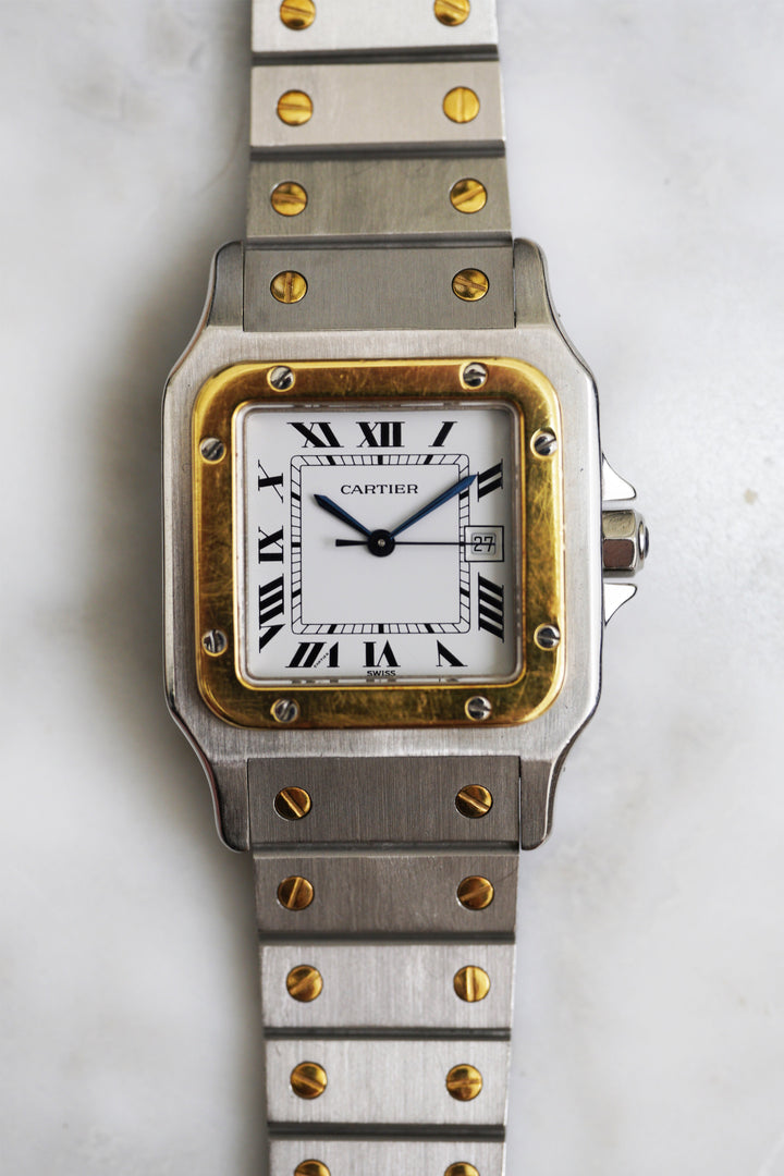 CARTIER カルティエ サントスカレ LMサイズ コンビモデル Ref.2961