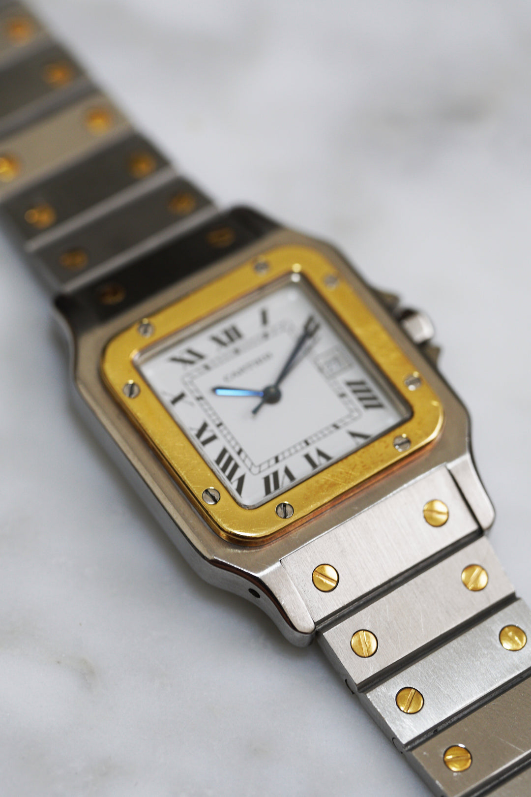 CARTIER カルティエ サントスカレ LMサイズ コンビモデル Ref.2961
