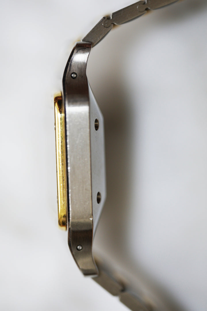 CARTIER カルティエ サントスカレ LMサイズ コンビモデル ゴドロンブレス Ref.2961
