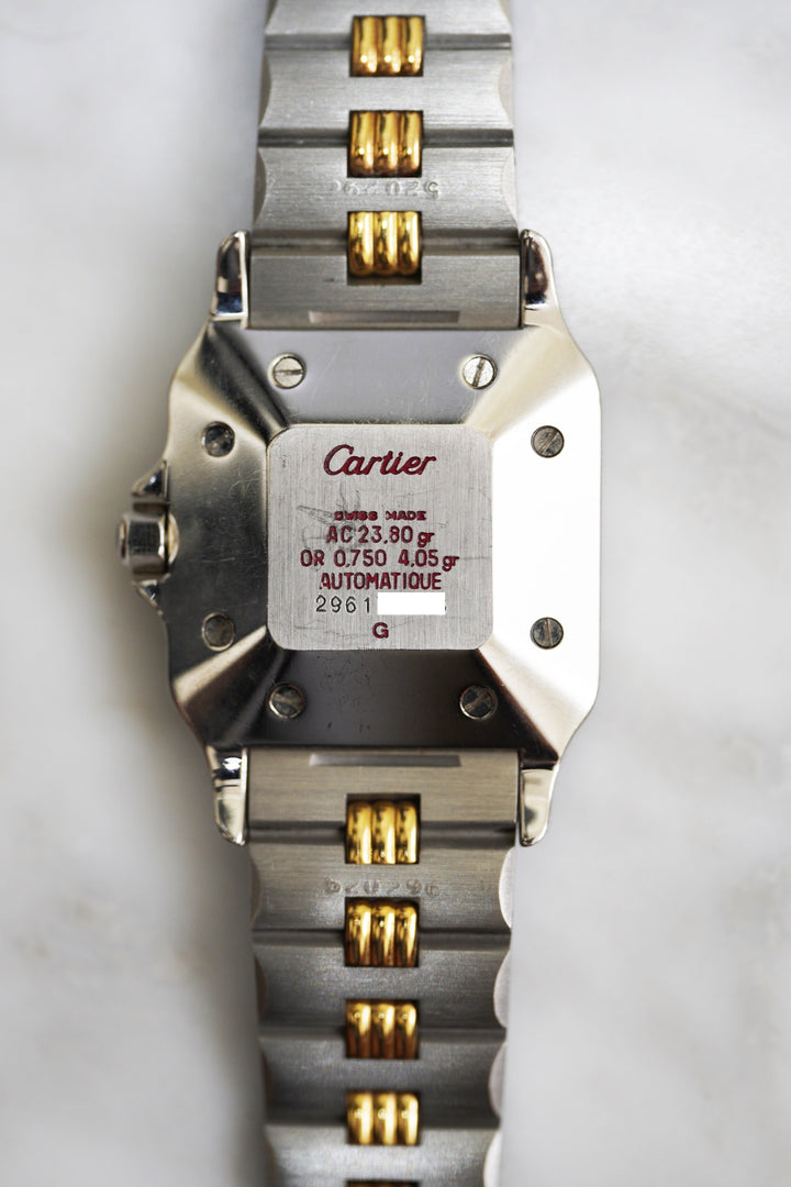 CARTIER カルティエ サントスカレ LMサイズ コンビモデル ゴドロンブレス Ref.2961