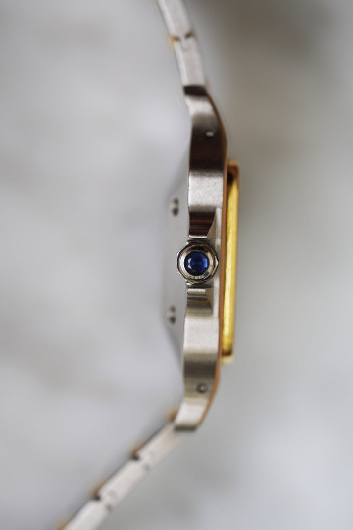 CARTIER カルティエ サントスカレ LMサイズ コンビモデル ゴドロンブレス Ref.2961