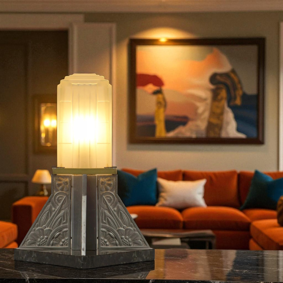 サビノ フレンチアールデコ テーブルランプ "Popincourt" 1930 テーブルライト