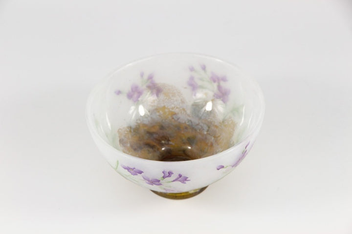 ドーム兄弟（ドームナンシー）紫ナズナの花瓶　 フランス製 1910年頃
